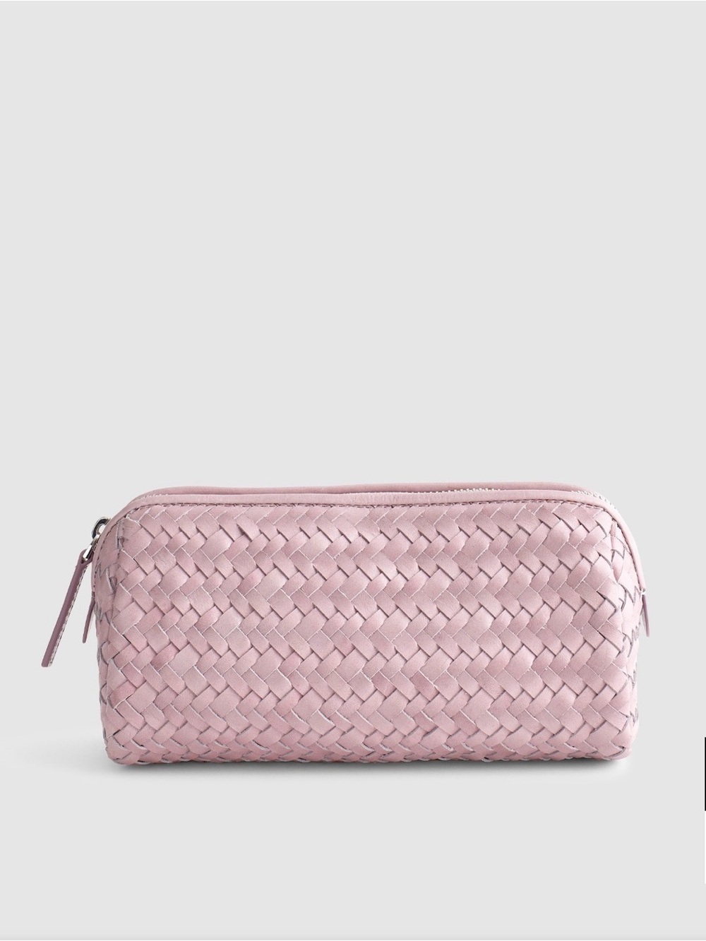 NWT- Madewell Woven Leather Cosmetic Pouch